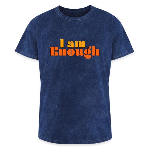 I Am Enough – Self-Love Affirmation Typography - Washed Unisex T-Shirt