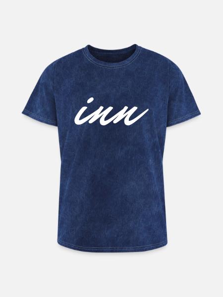 T-shirts Design LOGO"inn" - Washed Unisex T-Shirt - mineral navy