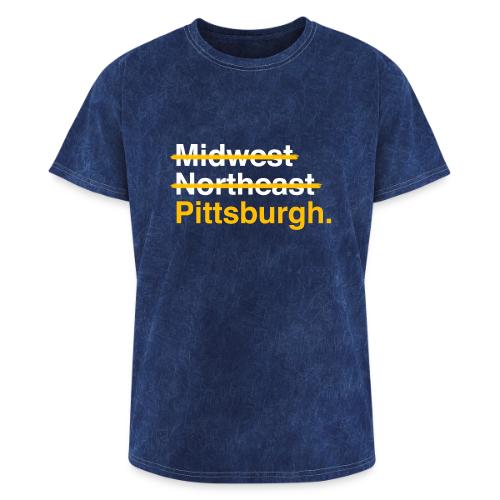 Not Midwest Not Northeast Pittsburgh - Washed Unisex T-Shirt