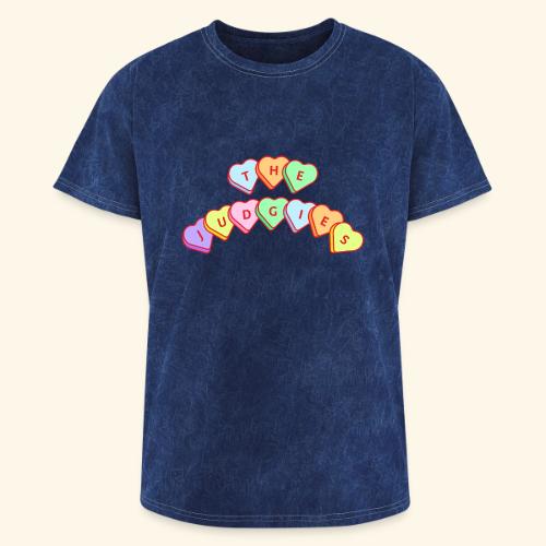 The Judgies Candy Hearts - Washed Unisex T-Shirt