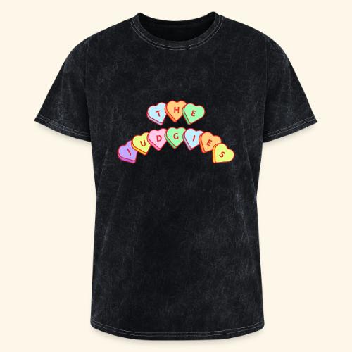 The Judgies Candy Hearts - Washed Unisex T-Shirt