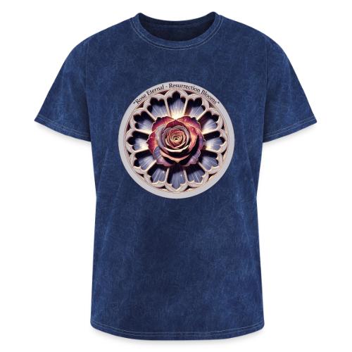 Easter Rose Resurrection T Shirt, Spring Gift - Washed Unisex T-Shirt