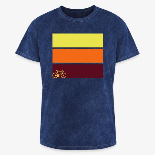 tricolor with bicycle - Washed Unisex T-Shirt