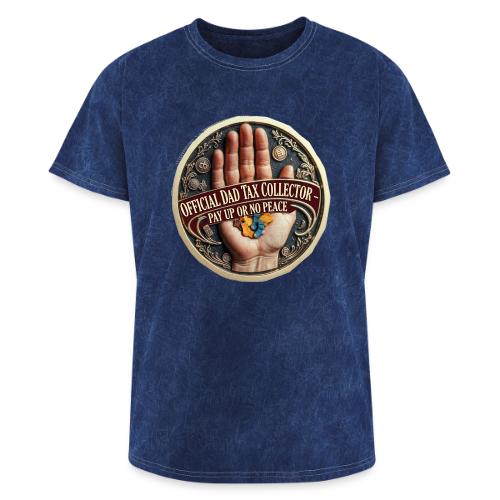 Dad Tax Collector Medallion T Shirt - Washed Unisex T-Shirt