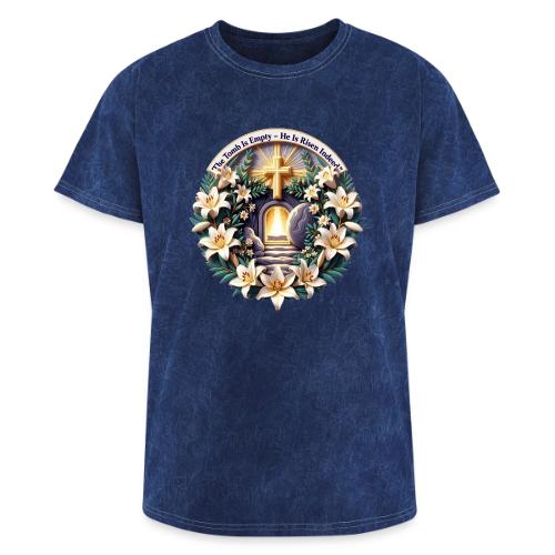 Easter The Tomb Is Empty T Shirt, Christian Gift - Washed Unisex T-Shirt