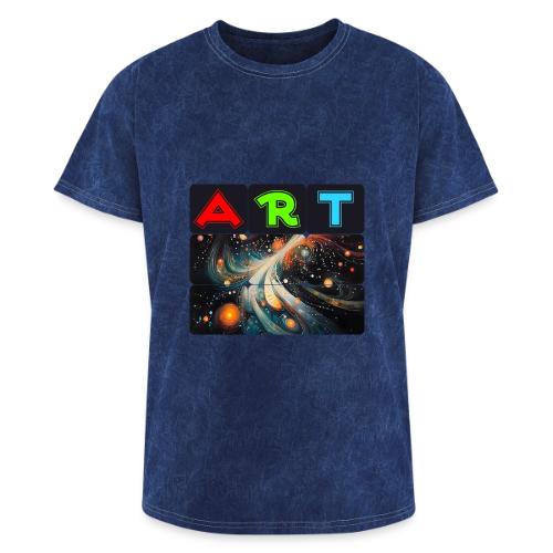 Swirls of Colorful Art - Washed Unisex T-Shirt