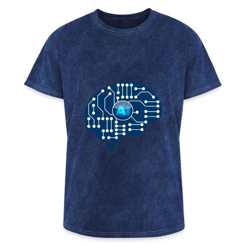 AI: Mind Wired - Washed Unisex T-Shirt