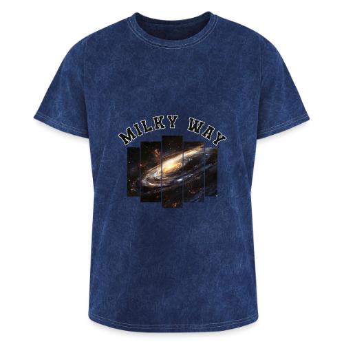 Milky way galaxy - Washed Unisex T-Shirt