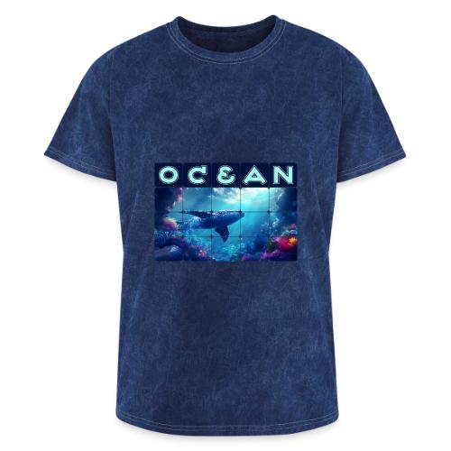 Ocean: Whale’s Path - Washed Unisex T-Shirt