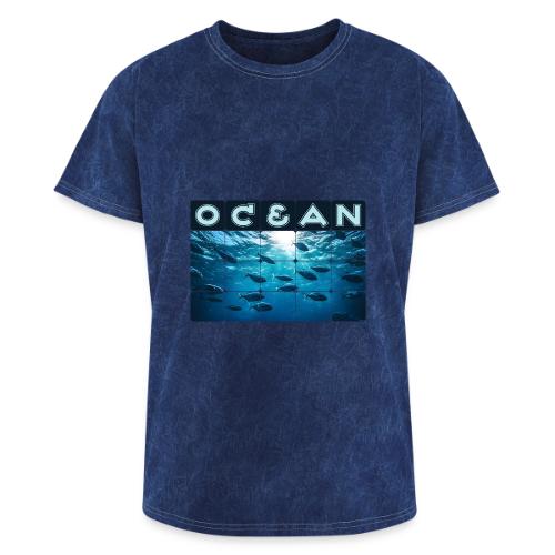 Ocean: Silver Tide - Washed Unisex T-Shirt
