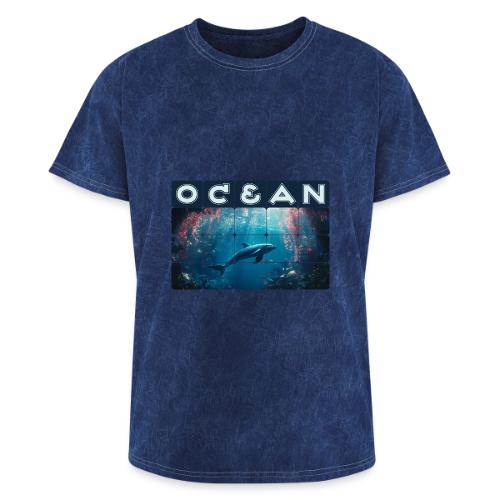 Ocean: Blue Grace - Washed Unisex T-Shirt