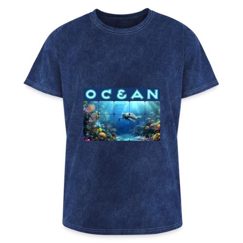 Ocean: Turtle Drift - Washed Unisex T-Shirt