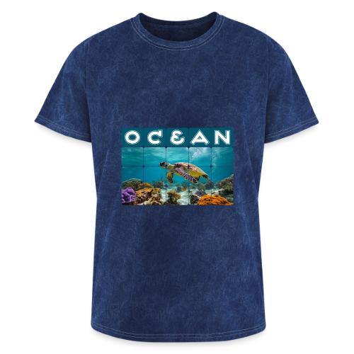 Ocean: Gentle Voyager - Washed Unisex T-Shirt