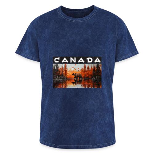 Canada Wilderness Art - Washed Unisex T-Shirt