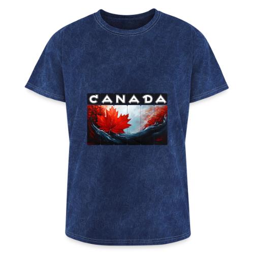Canada Icon in Color - Washed Unisex T-Shirt
