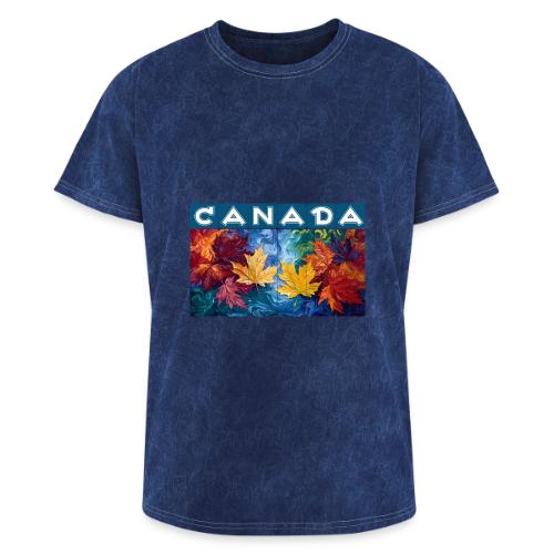 Canada in Brushstrokes - Washed Unisex T-Shirt