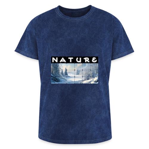 Nature: Frozen Horizon - Washed Unisex T-Shirt