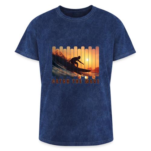 Surfing: Catch the Wave - Washed Unisex T-Shirt