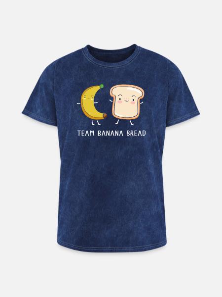 Bread Bakery Banana Bread - Washed Unisex T-Shirt - mineral navy