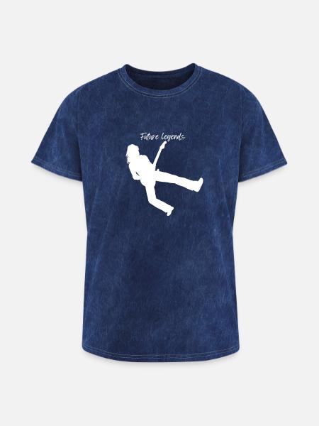 Future_Legends - Washed Unisex T-Shirt - mineral navy