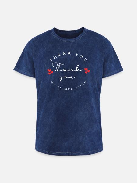 My_Appreciation - Washed Unisex T-Shirt - mineral navy