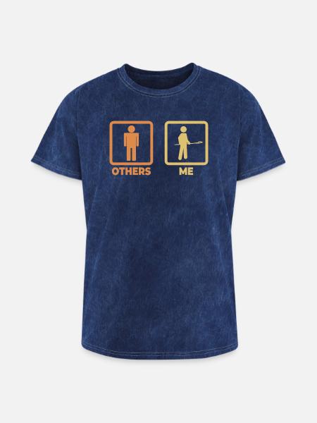 Me as a Baker - Washed Unisex T-Shirt - mineral navy
