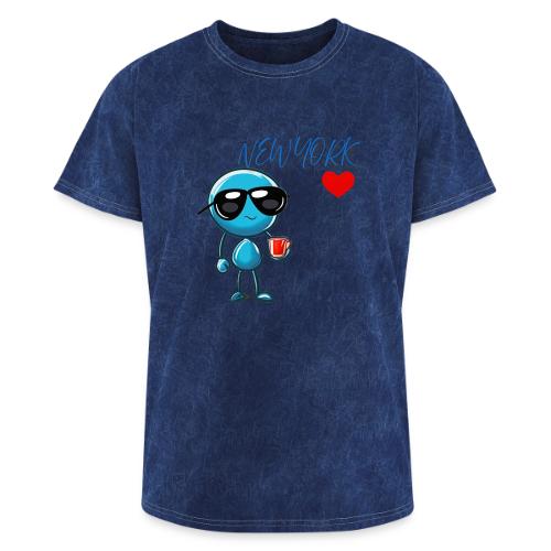 Smoon City_New York - Washed Unisex T-Shirt