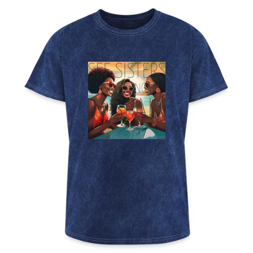 Mrs. S' GGG Retreat_Sisters Sipping Sangrias - Washed Unisex T-Shirt