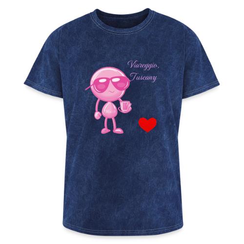 Smoon City_Viareggio Tuscany Pink - Washed Unisex T-Shirt