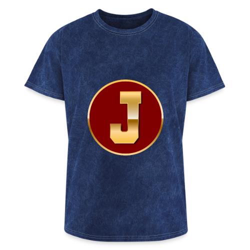 Letter J – Capital Varsity Alphabet Monogram - Washed Unisex T-Shirt