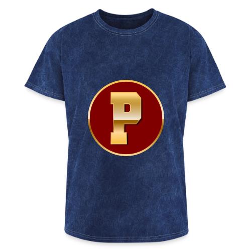 Letter P – Capital Varsity Alphabet Monogram - Washed Unisex T-Shirt