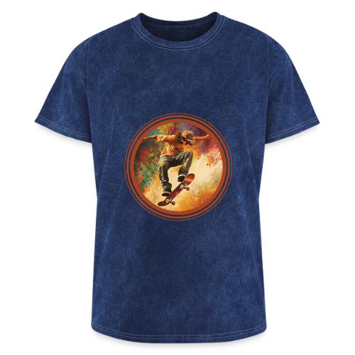 Skateboarding Mode On - Washed Unisex T-Shirt