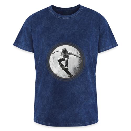 Skateboarding Vibes Only - Washed Unisex T-Shirt