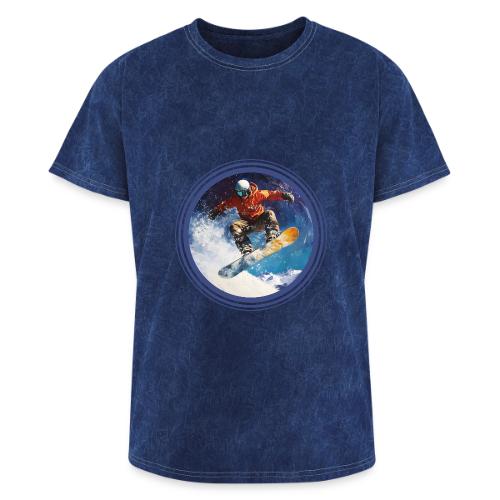 Snowboarding Rush - Washed Unisex T-Shirt