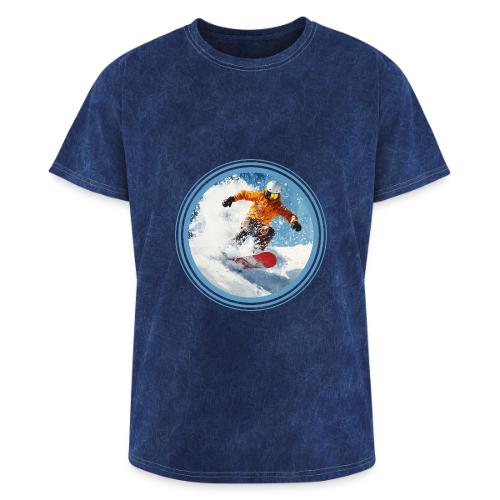 Snowboarding Edge - Washed Unisex T-Shirt