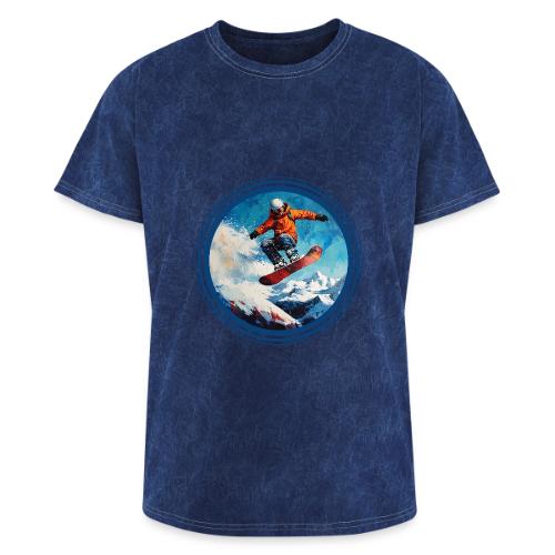 Snowboarding Vibes - Washed Unisex T-Shirt