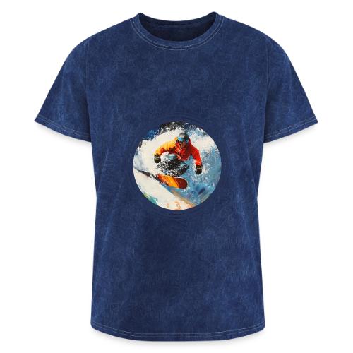 Snowboarding Rebel - Washed Unisex T-Shirt