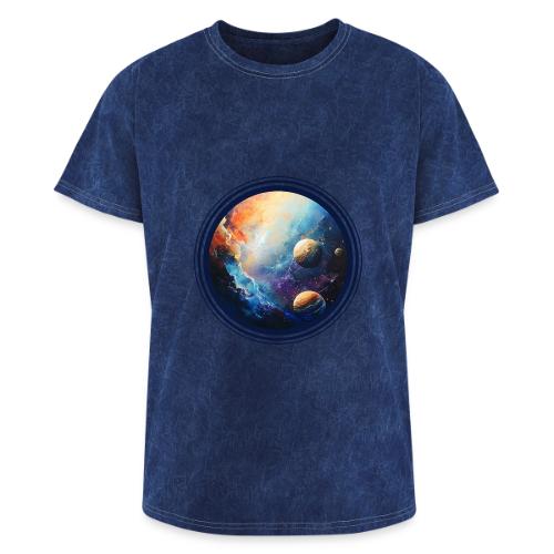 Nebula of Planets - Washed Unisex T-Shirt