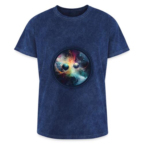 Chaotic Color Planets - Washed Unisex T-Shirt