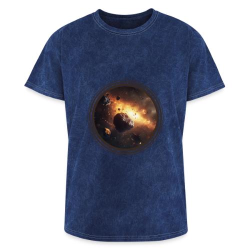 Asteroids Drift - Washed Unisex T-Shirt