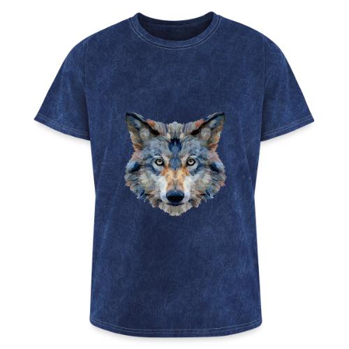 Wolf: Chromatic Wild Gaze - Washed Unisex T-Shirt