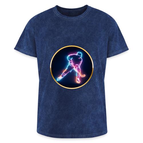 Golden Neon Hockey - Washed Unisex T-Shirt