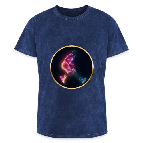 Basketball: Golden Court Glow - Washed Unisex T-Shirt