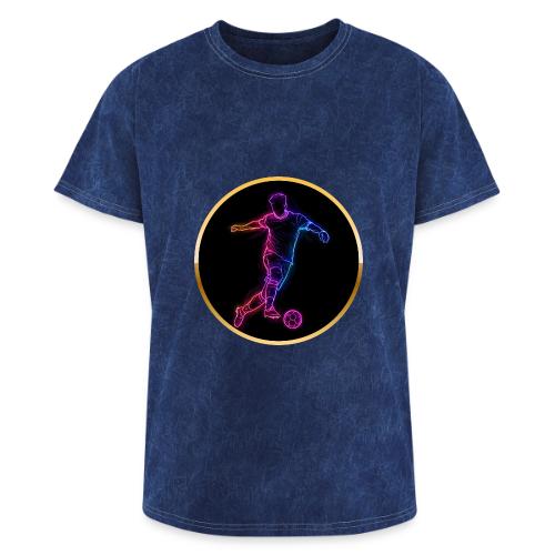 Neon Soccer Flow - Washed Unisex T-Shirt