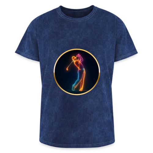Neon Golf Motion - Washed Unisex T-Shirt