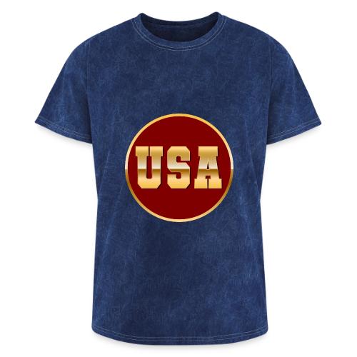 Golden USA Seal - Washed Unisex T-Shirt