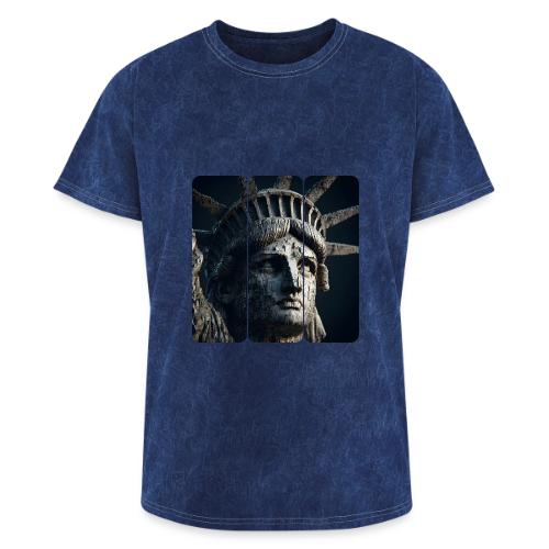 USA: Liberty in Shadows - Washed Unisex T-Shirt