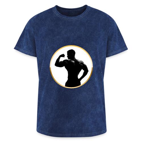 Bodybuilder: Classic Flex Emblem - Washed Unisex T-Shirt