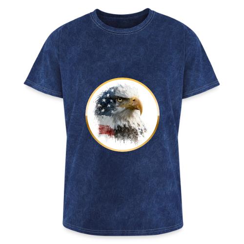 USA: Patriot Wing Emblem - Washed Unisex T-Shirt