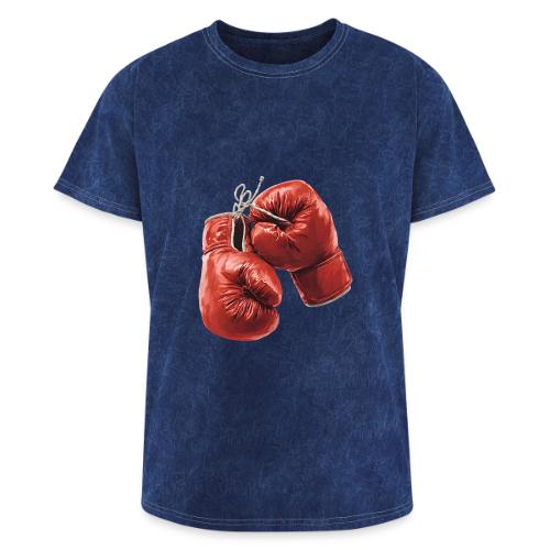 Boxing: Hanging Gloves Icon - Washed Unisex T-Shirt